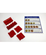 SETTLERS of CATAN Red REPLACEMENT PIECES 4 Cities 5 Settlements 15 Roads... - £9.33 GBP