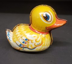 Vintage 1950s Lehmann Tin Litho Mechanical Duck PAAK-PAAK 903 Made in Germany VG - £13.94 GBP