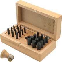 Set of 24 Bezel Setting Punches in Wooden Box - £18.37 GBP