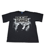 Rock Band Shirt Boys 18 Black Crew Neck Short Sleeve Graphic Print Tee - $15.72