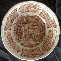 Vintage Alfred Meakin Coupe Cereal Bowl - Fair Winds - Brown - OLD CHINA STREET - £15.81 GBP