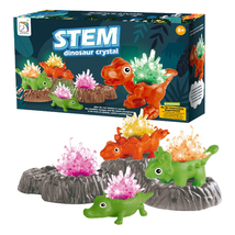Dinosaur Terrarium Glowing Science Crystal Kit Science Theme Toy For Kids - £11.85 GBP