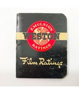 Weston Emulsion Ratings Film Ratings Small Booklet - $27.15 CAD