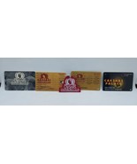 Vintage Lot Of 4 Caesars Palace Casino Emperors Club Players Cards + Key... - $17.63 CAD