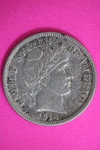 High Grade 1914 D Barber Liberty Dime Semi Key Date Silver Coin Denver M... - $37.11