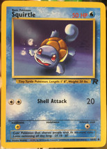 Squirtle 68/82 Pokemon Card Team Rocket Wizards WOTC 1999-2000 LP - £3.92 GBP