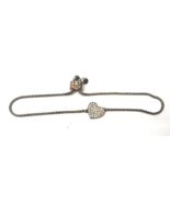 DKNY Donna Karan Crystal Heart Drawstring Bracelet - $185.41 MXN