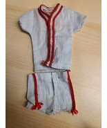 Vintage Barbie Ken Doll Play Ball #792 Baseball Uniform Top and Shorts 1963 - £7.05 GBP