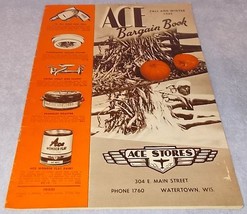  Vintage Ace Bargain Book Hardware Catalog Fall Winter 1949 Watertown Wis - £7.86 GBP