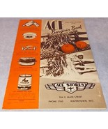  Vintage Ace Bargain Book Hardware Catalog Fall Winter 1949 Watertown Wis - £7.94 GBP