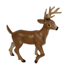 Safari Ltd Stag Deer Buck Forest Animal Figurine 2912-29 1998 3.25&quot; - £15.56 GBP