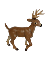 Safari Ltd Stag Deer Buck Forest Animal Figurine 2912-29 1998 3.25&quot; - £15.56 GBP