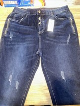 Women’s Evan’s Plus Size Serendipity Zip Jeans. Size 20. Dark Wash. NWT. 4 - £38.94 GBP