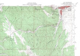 Ely, Nevada 1958 Vintage USGS Topo Map 7.5 Quadrangle Topographic - £18.82 GBP