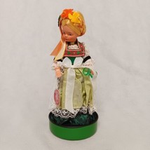 Moll’s Trachten-Puppen Blonde Girl Doll German Wine Maker Musical - $19.95