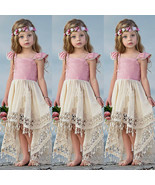 Toddler Infant Baby Girls Sleeveless Tutu Dress Party Princess Dresses S... - $6.49