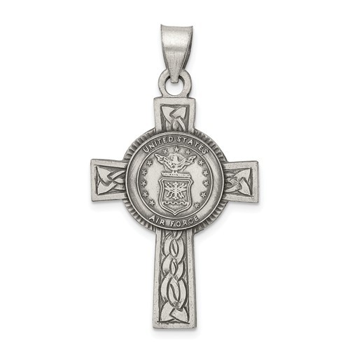 Primary image for Sterling Silver U.S. Air Force Cross Necklace