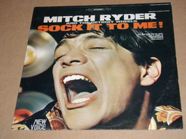 An item in the Music category: Mitch Ryder Detroit Wheels Sock It To Me! Vinyl Record Album New Voice STEREO