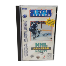 NHL All-Star Hockey (Sega Saturn, 1995) CIB Complete w/ Manual Tested Working  - £12.00 GBP