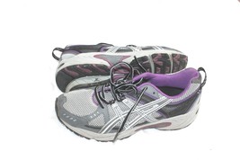 ASICS GEL Venture 3 Trail Running Shoes T283N Womens Size 9 M Black Gray Purple - £14.33 GBP
