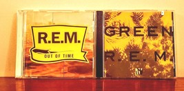 R.E.M. 2 Cd LOT- Out Of Time &amp; Green Warner Bros. Alternative Rock Music Albums - £8.05 GBP