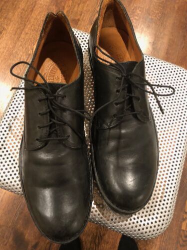 Primary image for EUC FIORENTI & BAKER Black Laceup Dress Formal Shoes SZ 8.5 Made in Italy