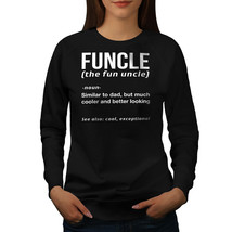 Wellcoda Uncle Funny Womens Sweatshirt, Love Relative Casual Pullover Jumper - £23.30 GBP+