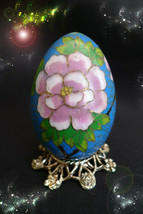 HAUNTED ANTIQUE CLOISONNE EGG OF DIVINE FORTUNE, LUXURY & BLISS SECRET MAGICK  - £2,142.25 GBP