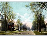 Tompkins Street Vista Cortland New York Ny Unp DB Cartolina M19 - $4.49