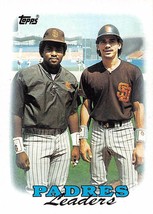 1988 Topps #699 Tony Gwynn &amp; Benito Santiago San Diego Padres ⚾ - £0.69 GBP