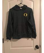 Oregon University Ducks Youth Boys Hoodie Sweatshirt Football Size L Green - $47.93 CAD