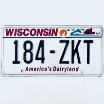  United States Wisconsin Dairyland Passenger License Plate 184-ZKT - $16.24 CAD