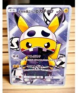 Pikachu Pokemon Cosplay Promo Gold Metal Card Collectible Gift/Display - £10.94 GBP