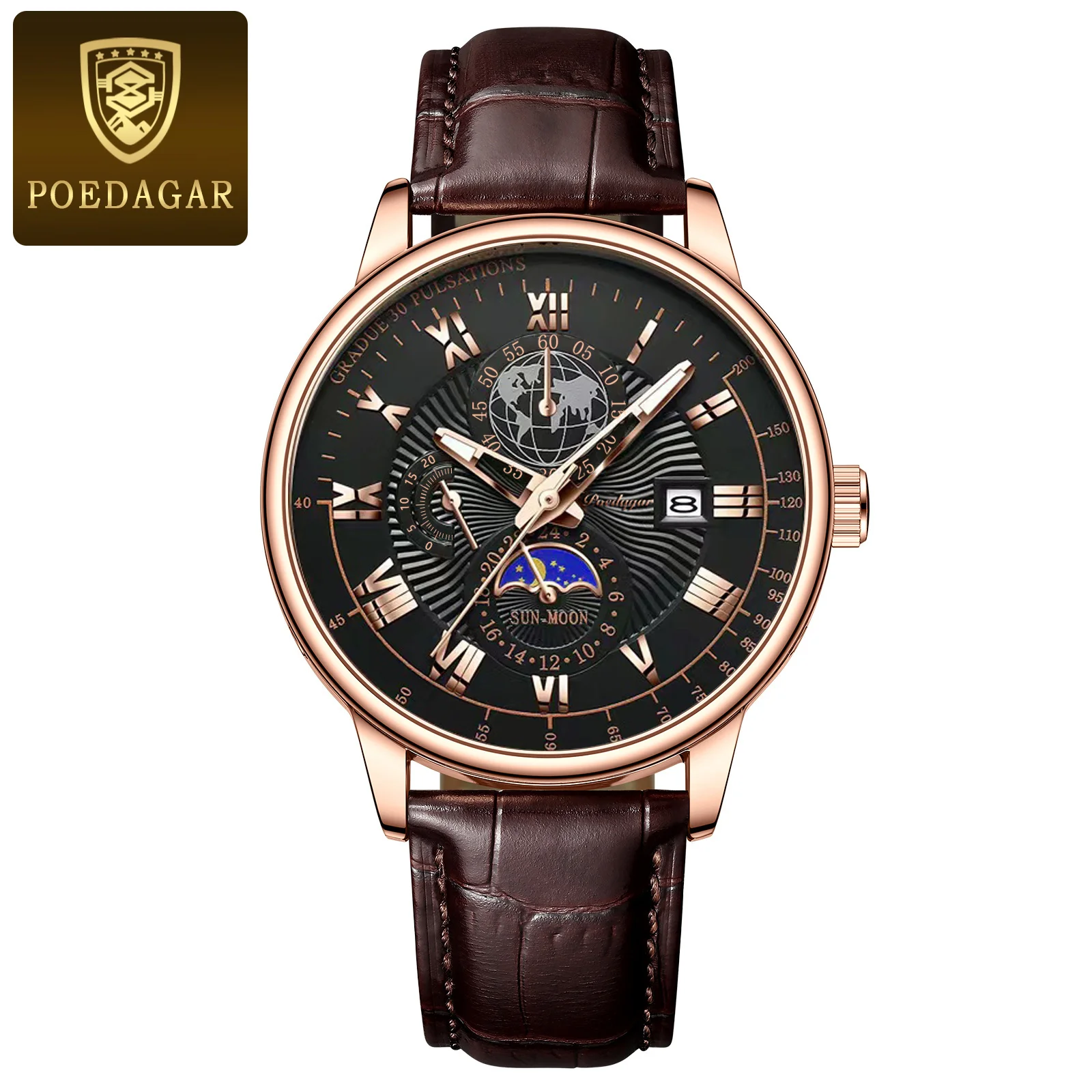 Luxury Wristwatch For Men Waterproof Luminous Chronograph Date Man Watch... - $30.02