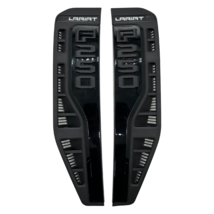 2023 2024 2025 Ford F-250 SD Lariat LH &amp; RH Black Fender Emblem Logo Set - $2,803.91 MXN