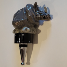 Lynda Corneille Rhinoceros Wine/Bottle Stopper - £15.00 GBP