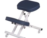 Ergonomic Steel Kneeling Chair In Royal Blue, Perfect For Home,, And Med... - £163.38 GBP