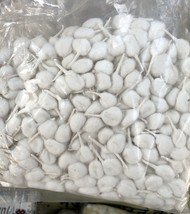 500 Pc Approx Round COTTON WICKS Rui Batti Pooja Diya Batti Big Size FRE... - $11.18