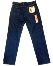 Rustler by Wrangler Mens Jeans 38x34 Blue Regular Fit Straight-Leg Denim... - $29.58