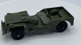 Tootsietoy Army Jeep Die Cast Metal Vintage 1950s Made in USA Toy Car - $7.59