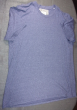 ANVIL KNITWEAR COTTON/POLYESTER  BLUE TEE T SHIRT XL - £14.60 GBP