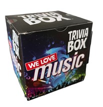 We love Music Trivia Box - Includes 189 Question Cards, 20 Picture Cards... - $19.79