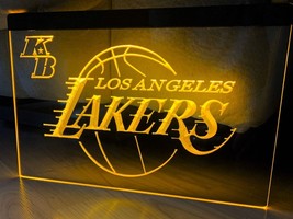 Lakers KB LED Neon Sign Hang Signs Wall Home Decor, Room, Office, Club, Gift - £19.53 GBP+