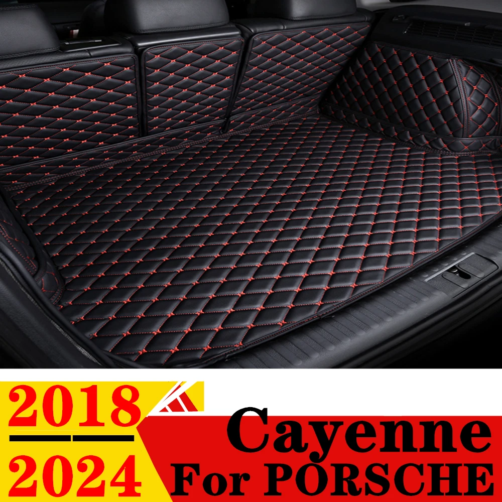 Car Trunk Mats For Porsche Cayenne 2024 2023 2022 2021 2020 2019 2018 Rear Cargo - £47.37 GBP+