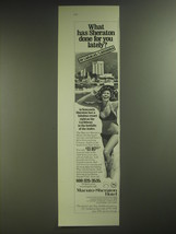 1974 Macuto-Sheraton Hotel Ad - What has Sheraton done for you lately? - £14.72 GBP