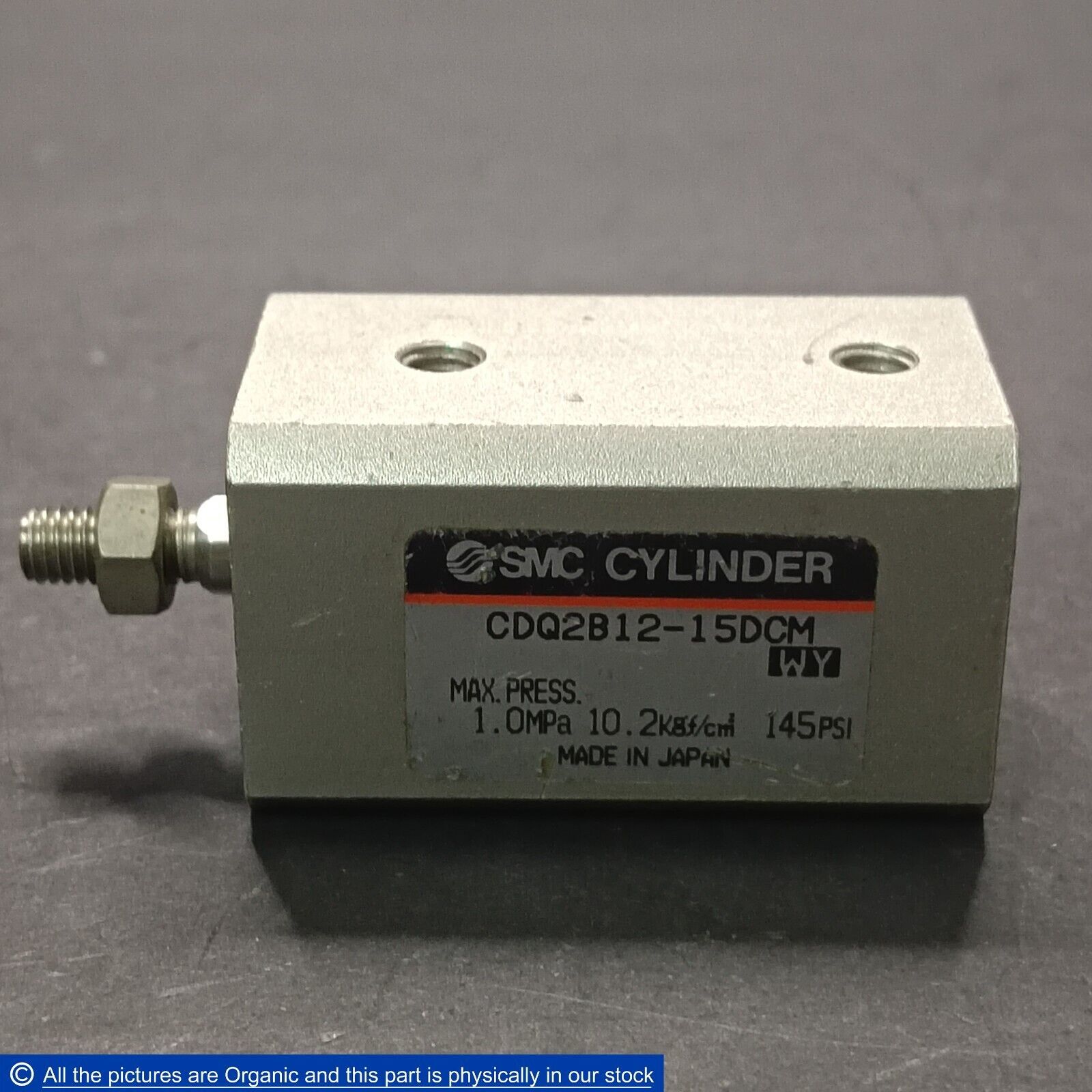 SMC CDQ2B12-15DCM Double-Acting Pneumatic Cylinder 1.0 MPa 12mm bore 15m... - $42.00