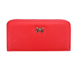 Women&#39;s long wallet metal bow decoration hand take purse phone bag - £15.71 GBP