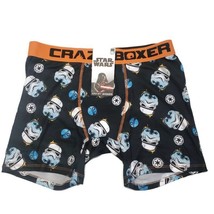 Disney Star Wars Mens Size XL Storm Troopers Boxer Briefs Crazy Boxer Black - $13.07