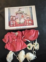 1950&#39;s Terri Lee Velveteen Coat Set Muff Mitten 3630C 16 In Doll Complete Box - £156.04 GBP