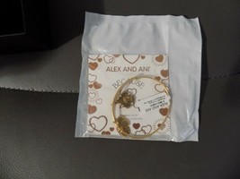 Alex and Ani Because I love you Granddaughter lll Gold Bangle NEW - $25.55